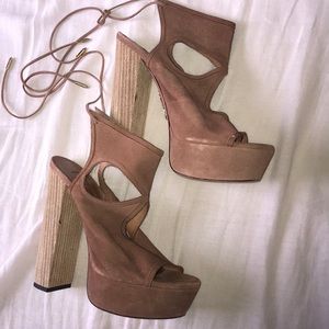 Aquazzura sexy thing suede